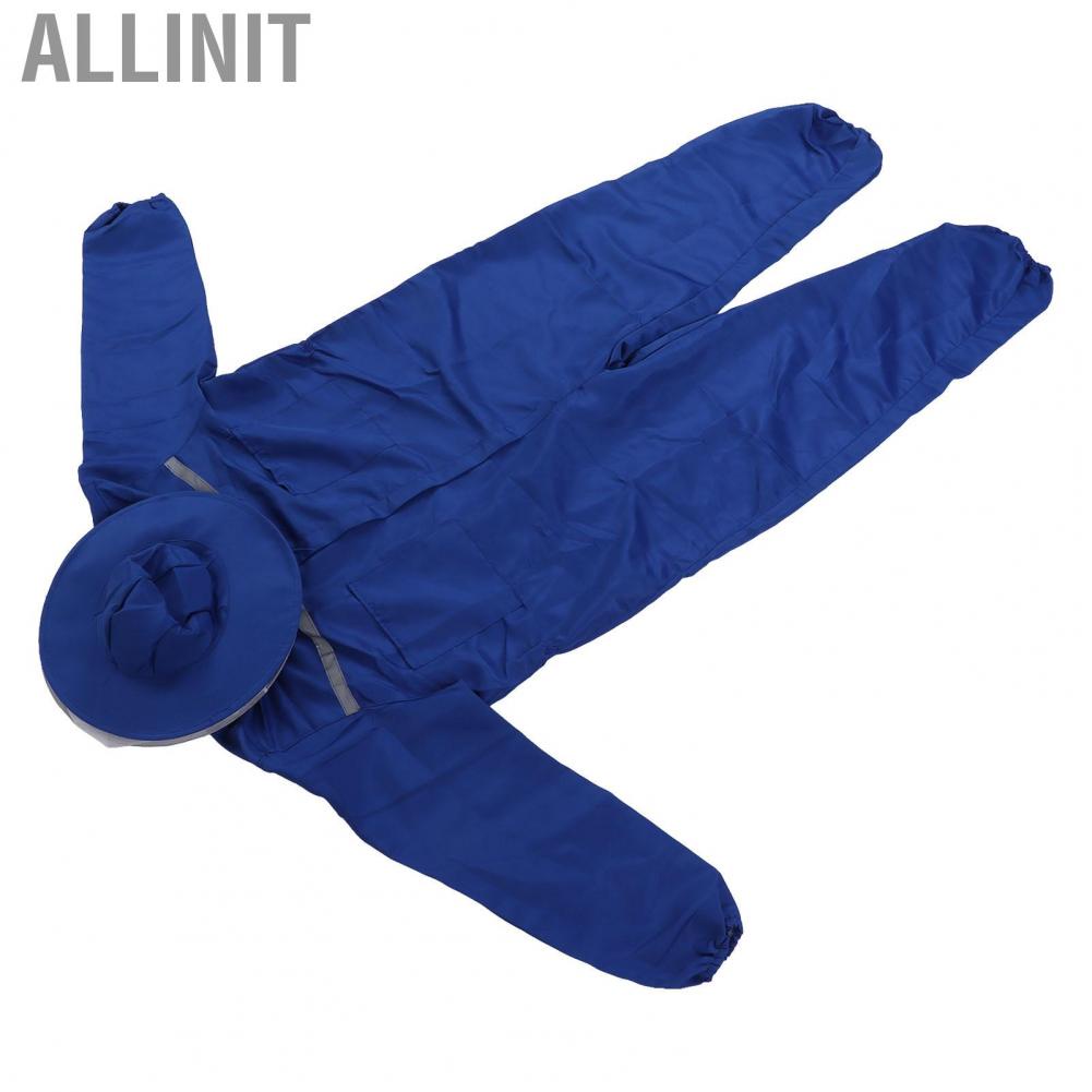 Allinit Bee Suit  Beekeeping Clothing Rubber Unisex Specially Designed Hat for Outdoor