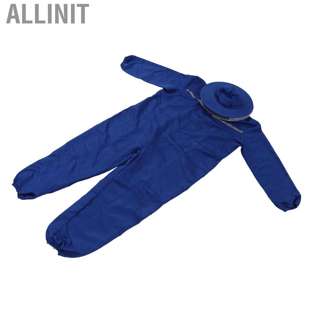 Allinit Bee Suit  Beekeeping Clothing Rubber Unisex Specially Designed Hat for Outdoor