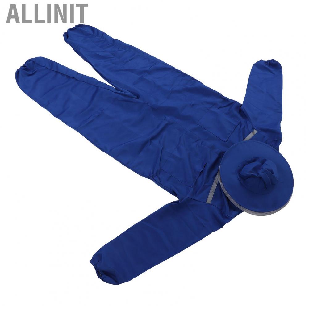 Allinit Bee Suit  Beekeeping Clothing Rubber Unisex Specially Designed Hat for Outdoor