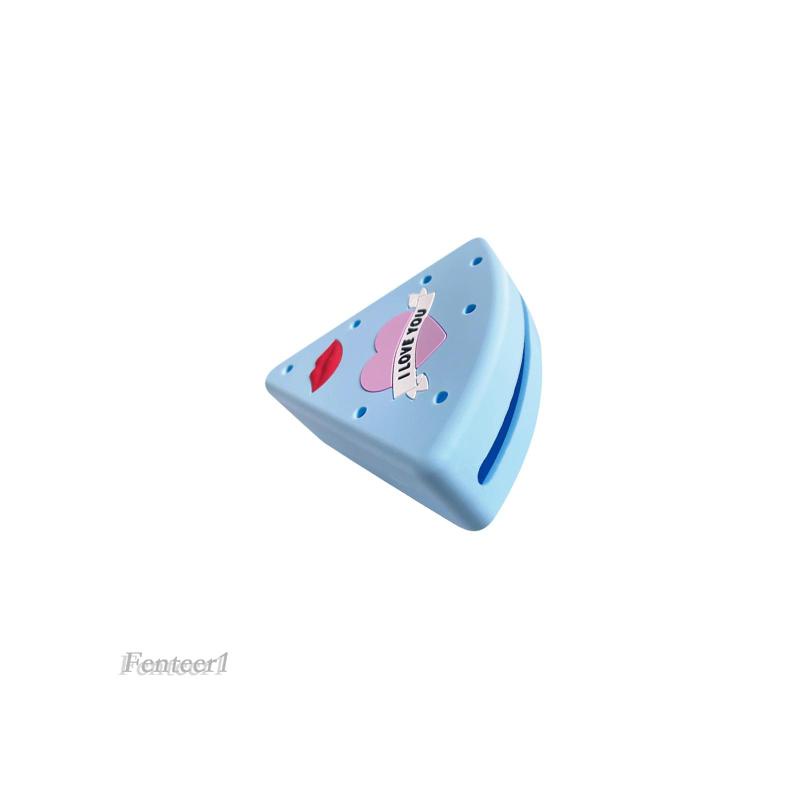 [Fenteer1] Giá Đỡ Mút Trang Điểm Hình Tam Giác Bằng Silicone Chống Bụi