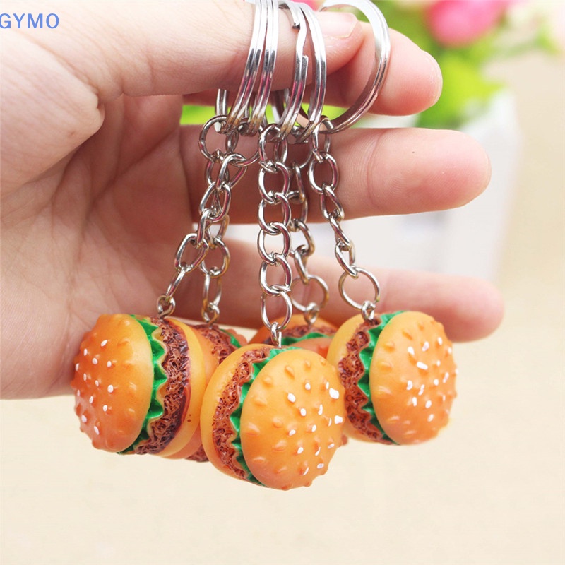 Móc Khóa Hình Bánh Hamburger Dễ Thương Xinh Xắn