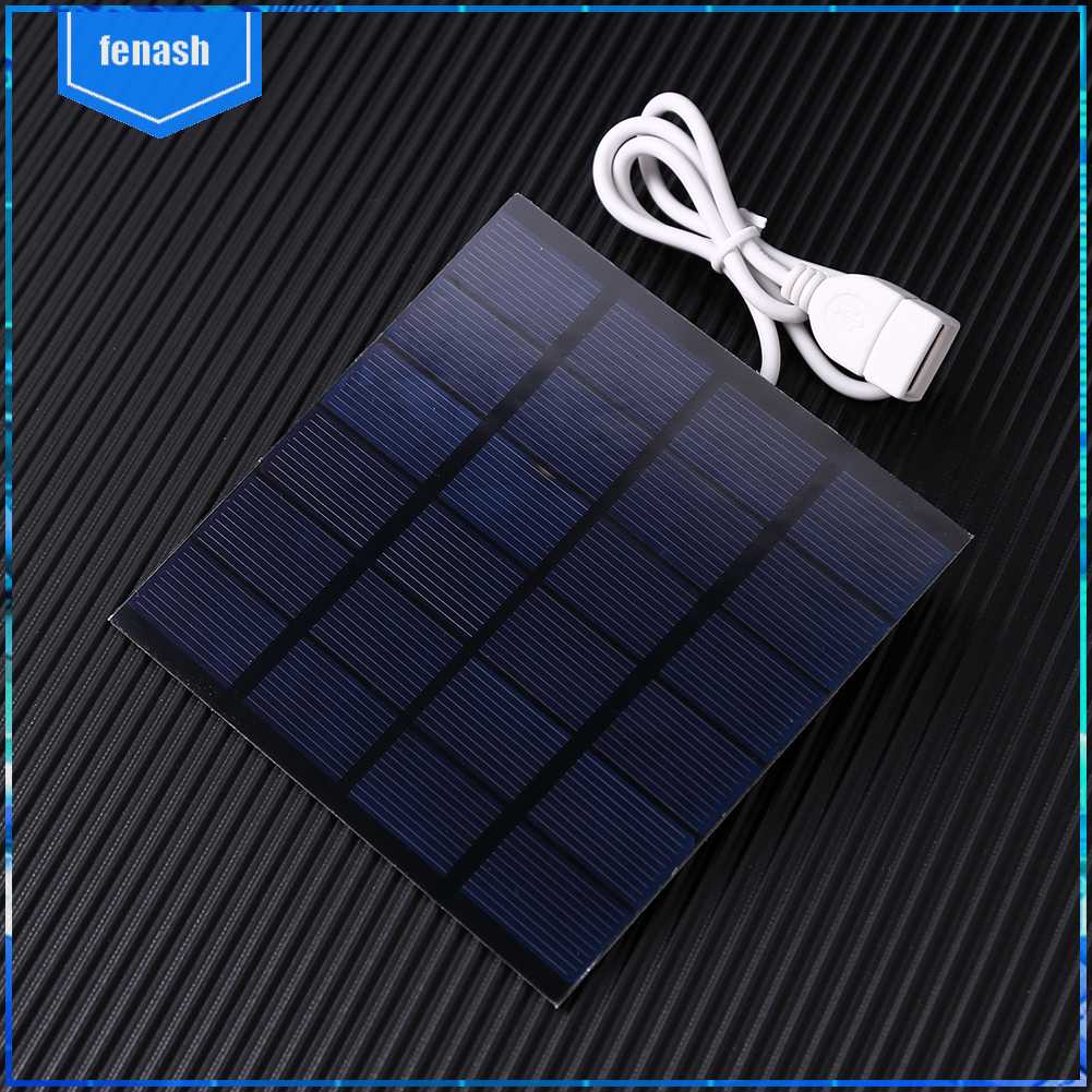 #Tấm Pin Năng Lượng Mặt Trời DIY Bằng Polysilicon Cổng USB Cho Đèn Điện Thoại Di Động Khi Đi Du Lịch Ngoài Trời