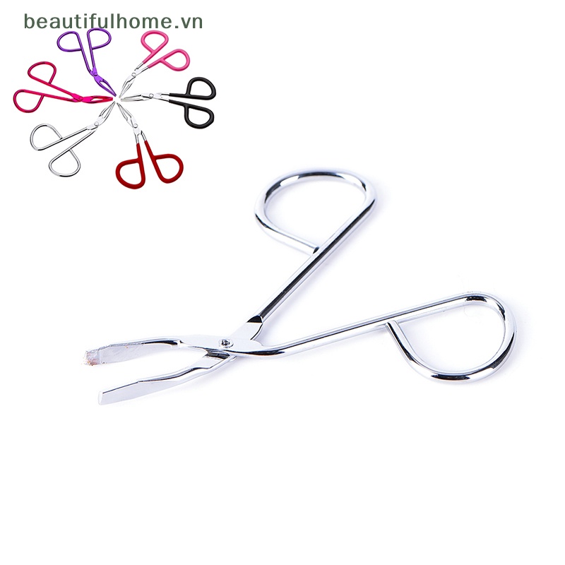 Kéo Cắt Tỉa Lông Mày Đầu Phẳng Bằng Thép Không Gỉ Tiện Dụng