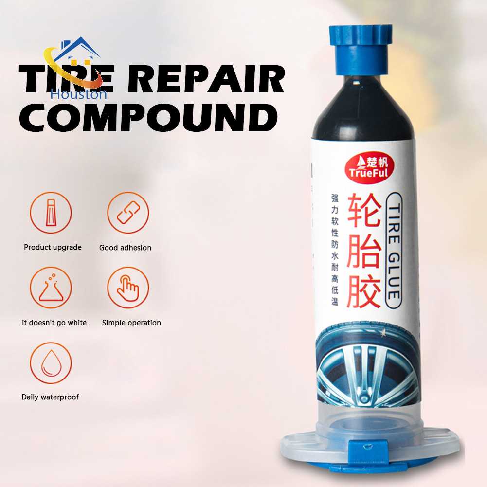 Keo Dán Cao Su Vá Lốp Xe Hơi / Mô Tô / Xe Máy 30ml Thông Dụng