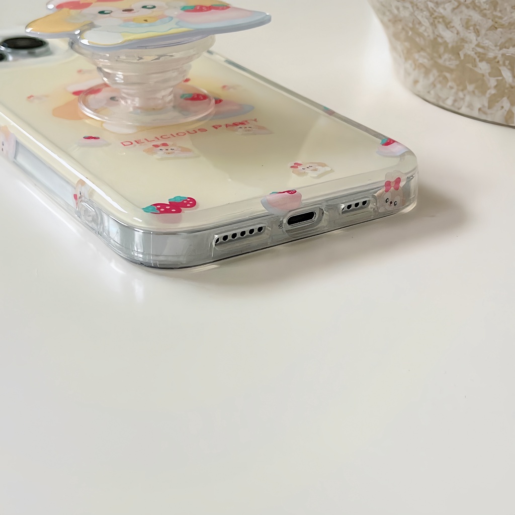 Ốp Điện Thoại Imd Trong Suốt Họa Tiết Hoạt Hình Cún Dễ Thương Cho iPhone 14 13 12 11 PRO MAX