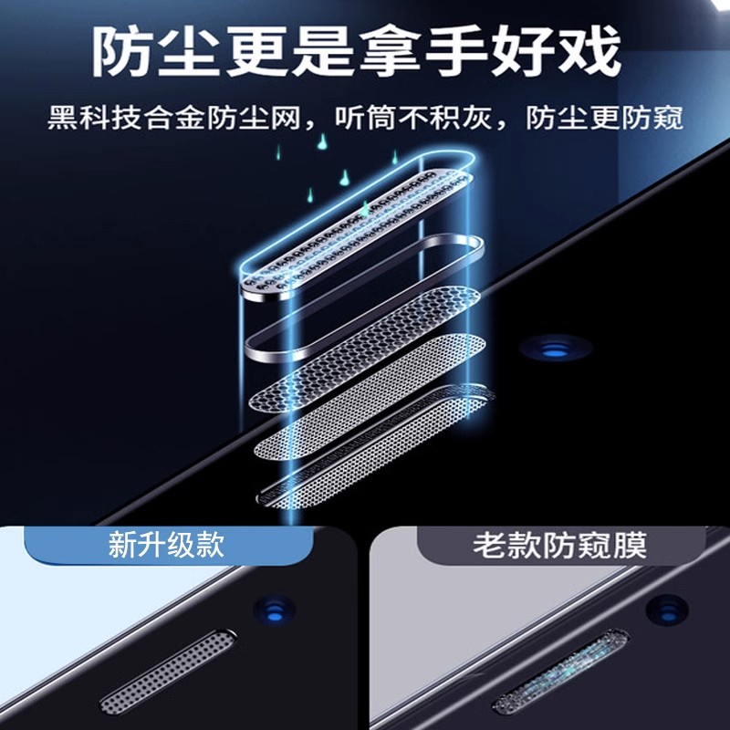 Chống bụi Chống nhìn trộm Miếng bảo vệ màn hình iPhone  Kính cường lực chống vỡ chống cháy nổ iPhone
