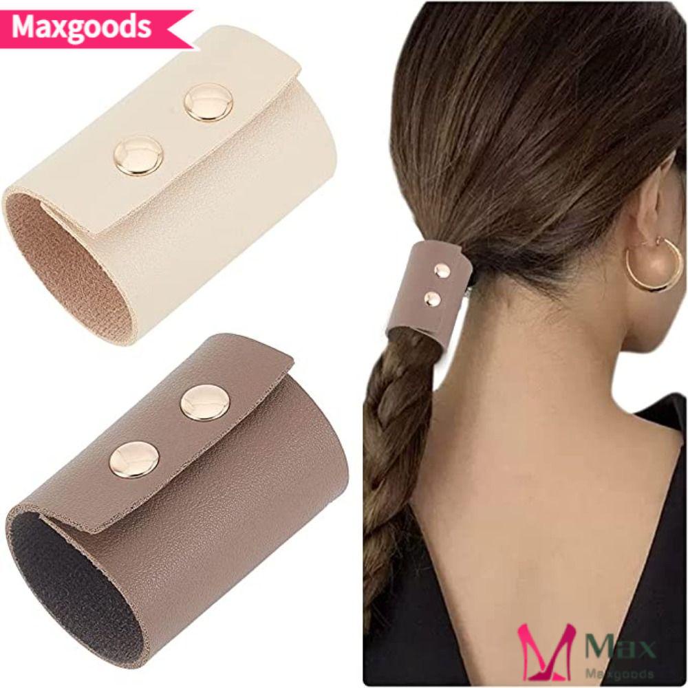 Dây Buộc Tóc Đuôi Ngựa Bằng Da Handmade Thời Trang Cho Nữ