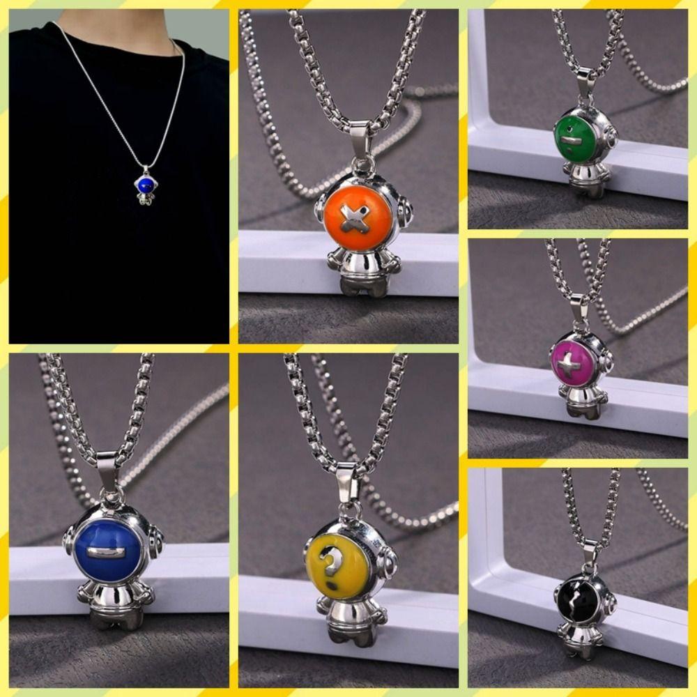 AROMA Vòng Cổ Dây Xích Bằng Hợp Kim Màu Sắc Bạc Phong Cách Hàn Quốc Đơn Giản Thời Trang Cho Nữ