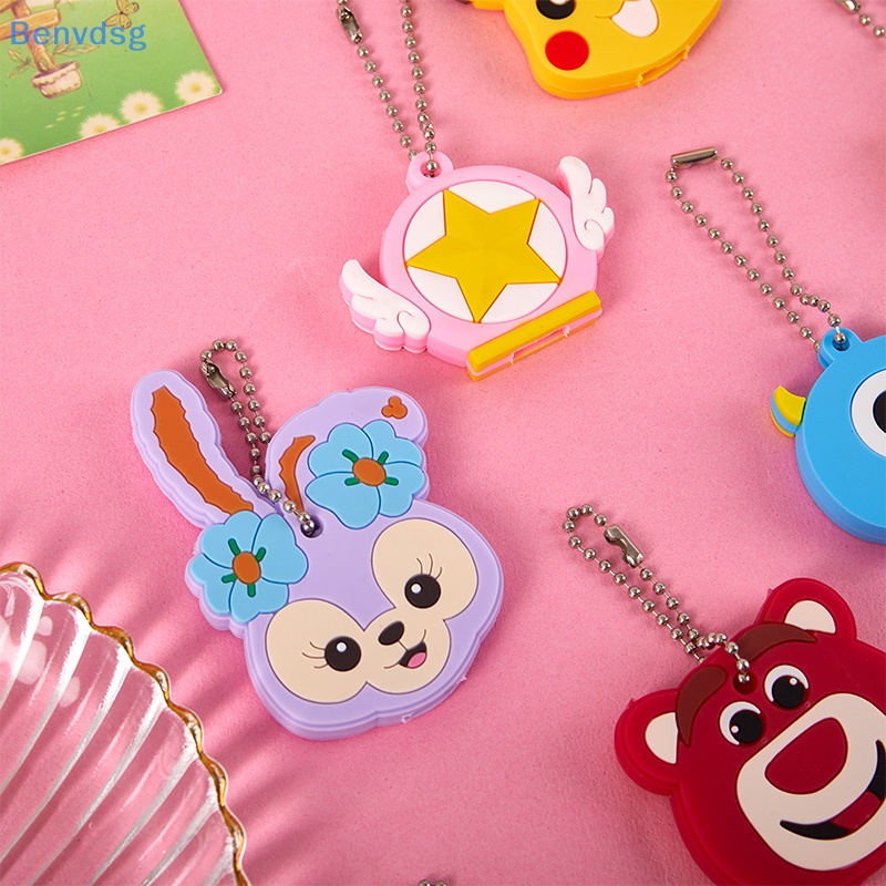 Benvdsg > Móc Chìa Khóa Silicon Mềm Hình Gấu Picachu Dâu Tây Hoạt Hình Sáng Tạo