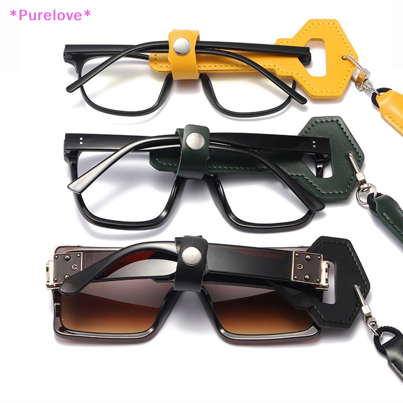 Túi Da Đựng Mắt Kính Hình Chìa Khóa Có Dây Đeo Cổ Tiện Dụng Mới