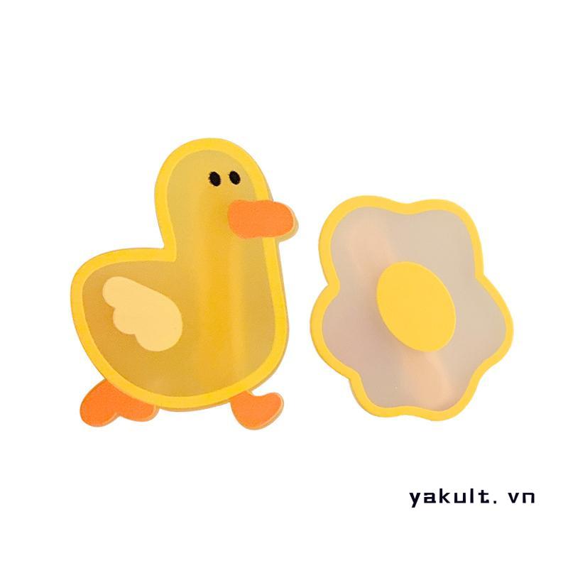 yakult Kẹp Tóc Hình Chú Vịt Vàng Nhỏ Nhắn Dễ Thương Cho Bé Gái