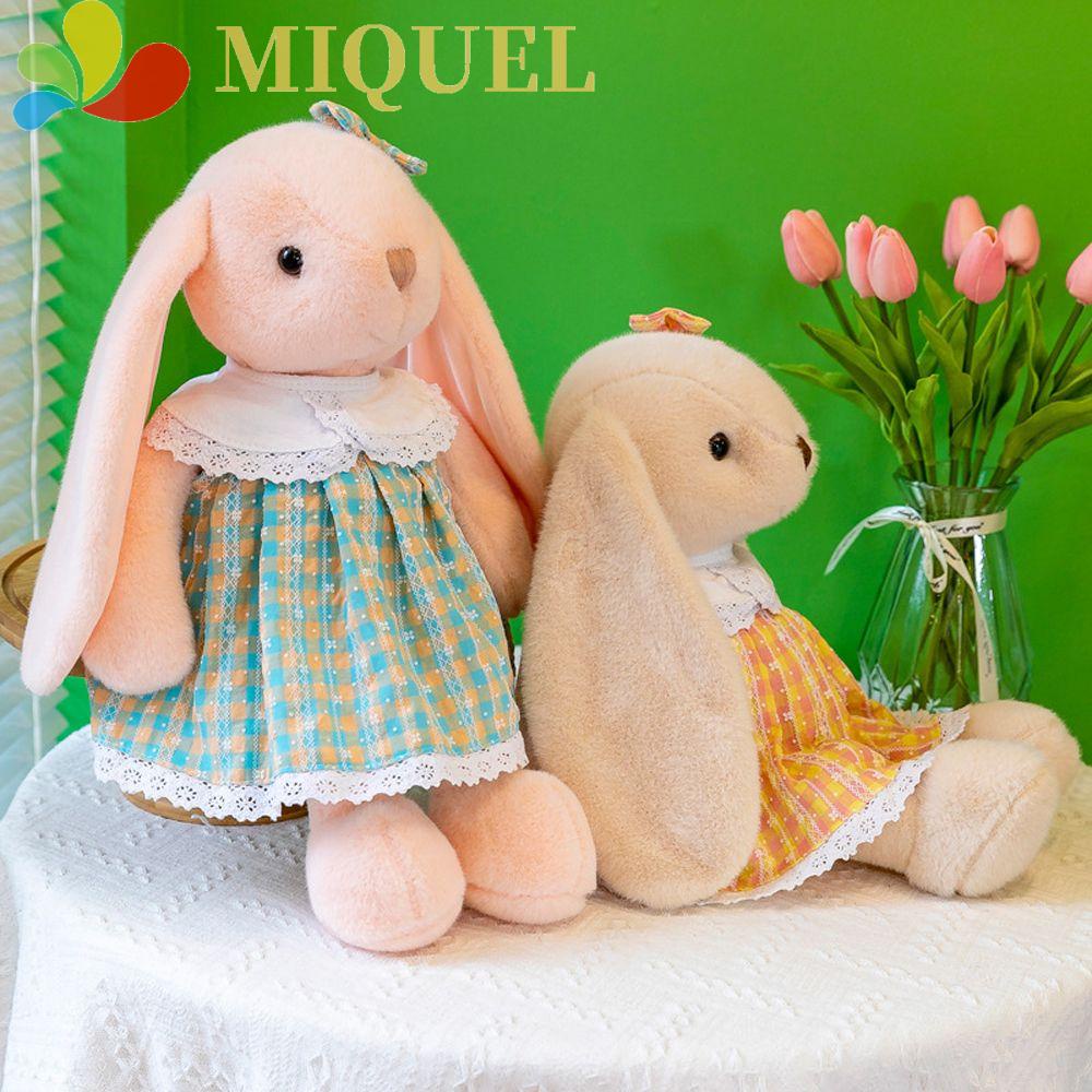 Đồ chơi nhồi bông Hình Thỏ Tai Dài Hoạt Hình Dễ Thương