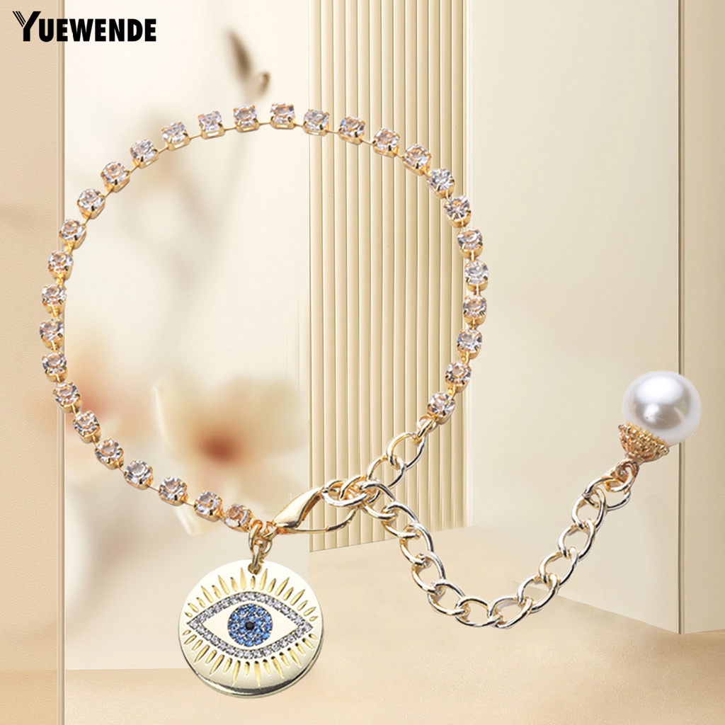 Vòng Cổ YQ.E Đính Đá Hình Đôi Mắt Xinh Xắn Cho Thú Cưng