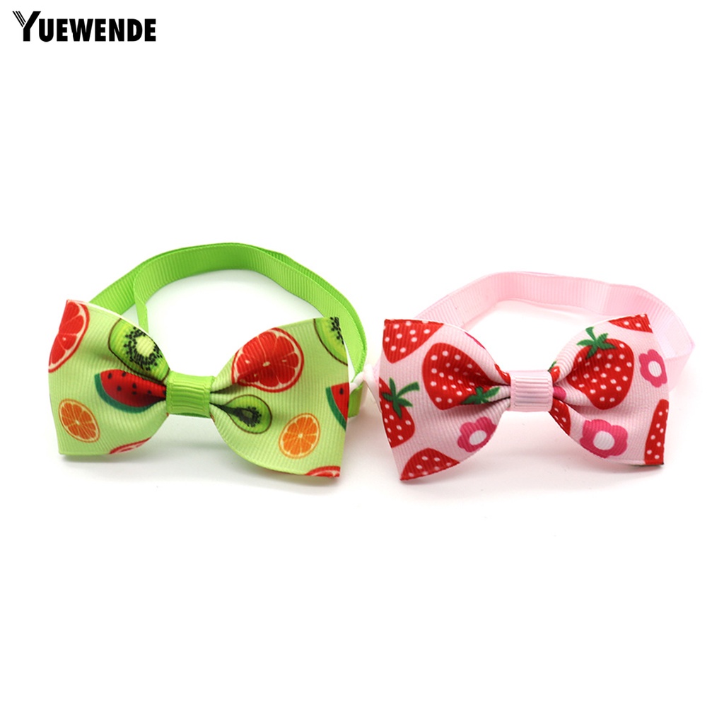 Yq.e Phụ Kiện Vòng Cổ Thắt Nơ In Họa Tiết Chấm Bi Dễ Sử Dụng Trang Trí Dành Cho Thú Cưng