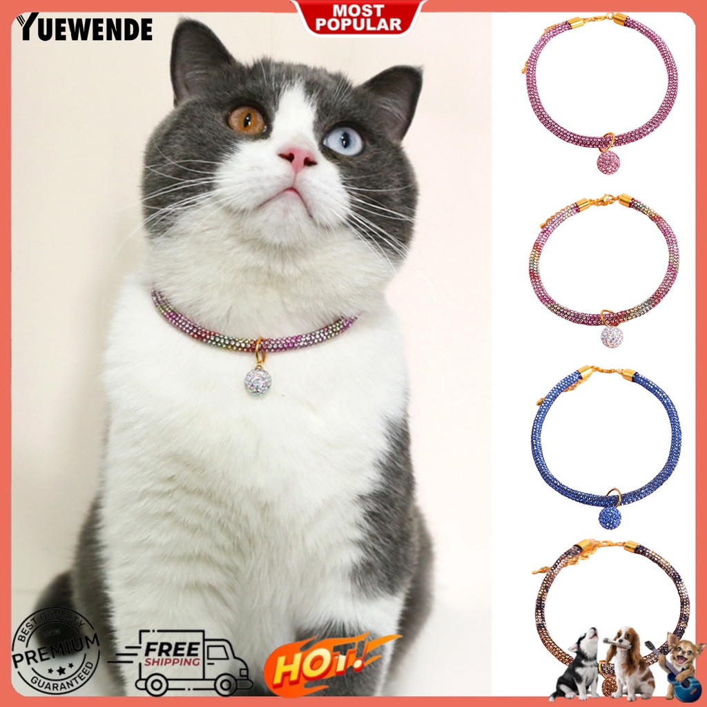 Vòng Cổ Nhiều Màu Sắc Đính Đá Cho Thú Cưng