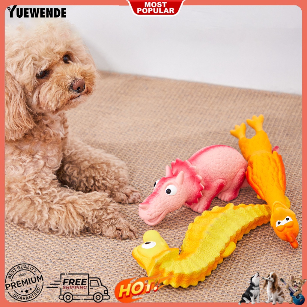 Yq.e Đồ Chơi Búp Bê Cá Ngựa Hoạt Hình Có Âm Thanh Vui Nhộn Chống Cắn Và Mài Mòn Phong Cách Harmless Cho Cún Cưng