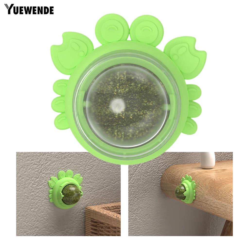 Yq.e Đồ Chơi Bóng Xoay Hình Cua Hoạt Hình Chống Bụi Làm Sạch Răng Cho Mèo Cưng