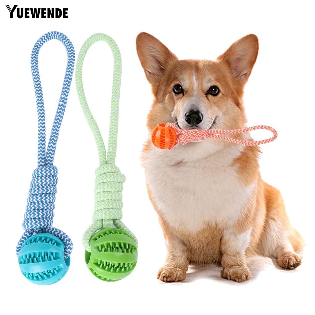 Đồ Chơi Dây Cao Su Gắn Bóng Cao Su Giúp Giữ Sạch Răng Chống Cắn Và Mài Mòn Cho Thú Cưng