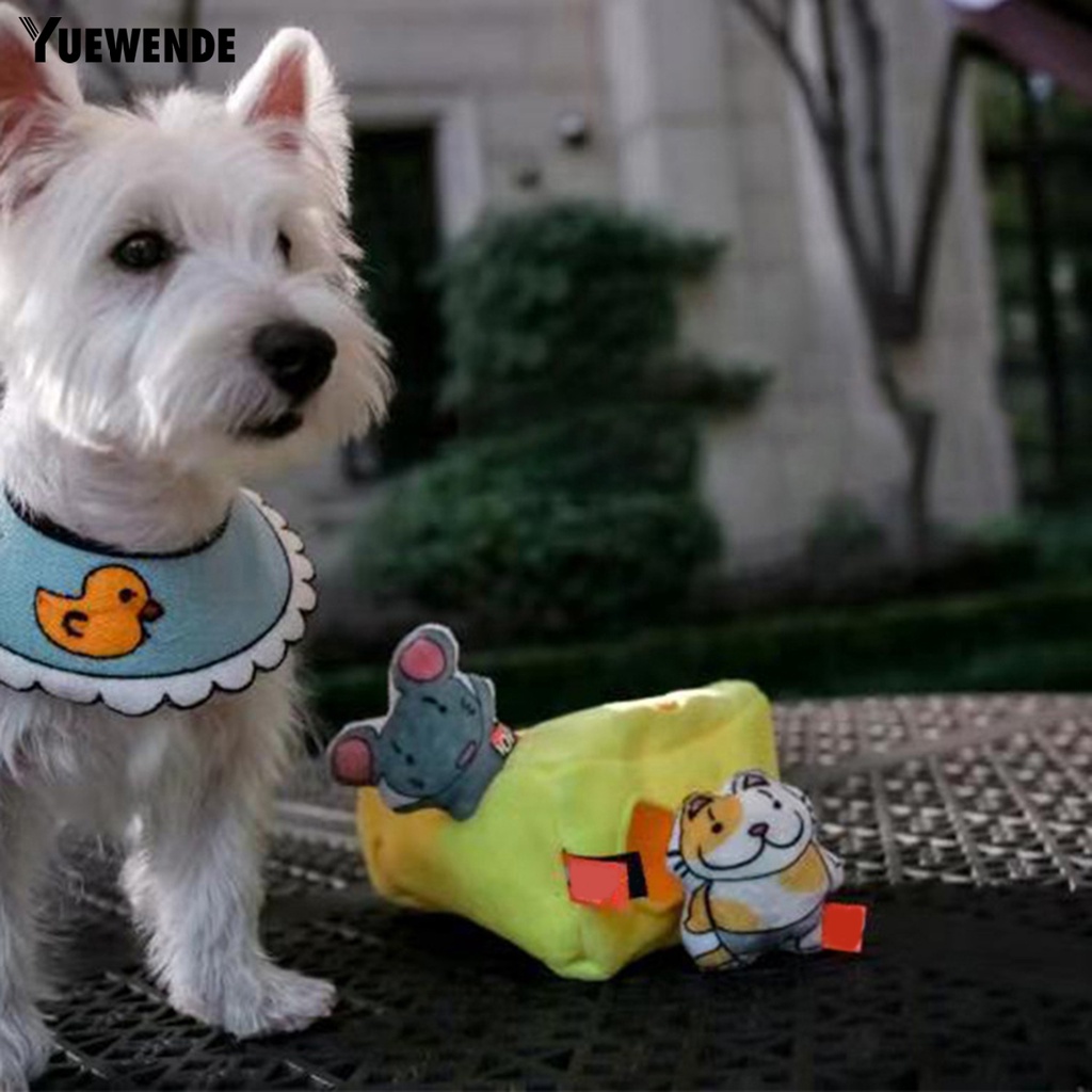 Đồ Chơi Huấn Luyện Chó Hoạt Hình Chống Cắn Kèm Thiết Bị Kêu Vui Nhộn