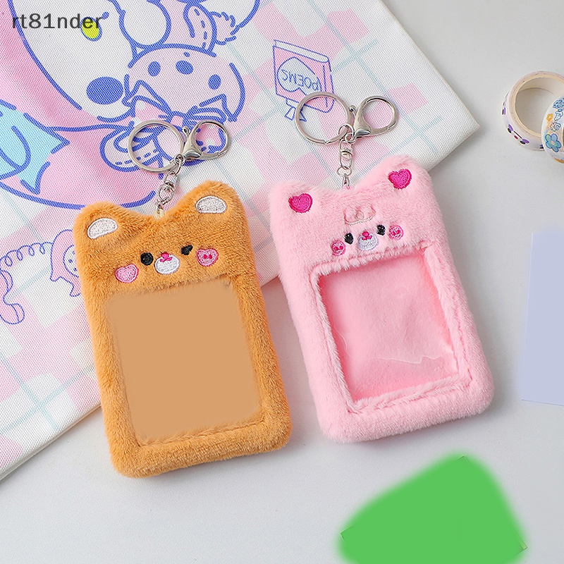 Rt Bao Đựng Thẻ Mềm Mại Họa Tiết Động Vật Hoạt Hình Dễ Thương Cho Học Sinh n