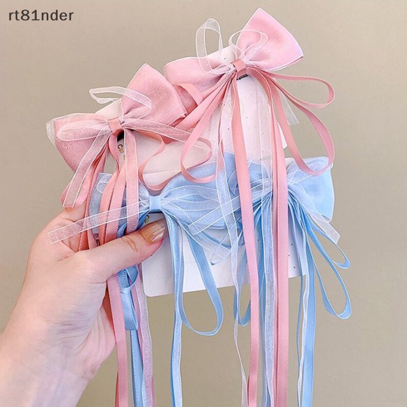 Rt Bộ 2 Kẹp Tóc Đính Nơ Phong Cách Trung Hoa Cổ Điển Cho Bé Gái