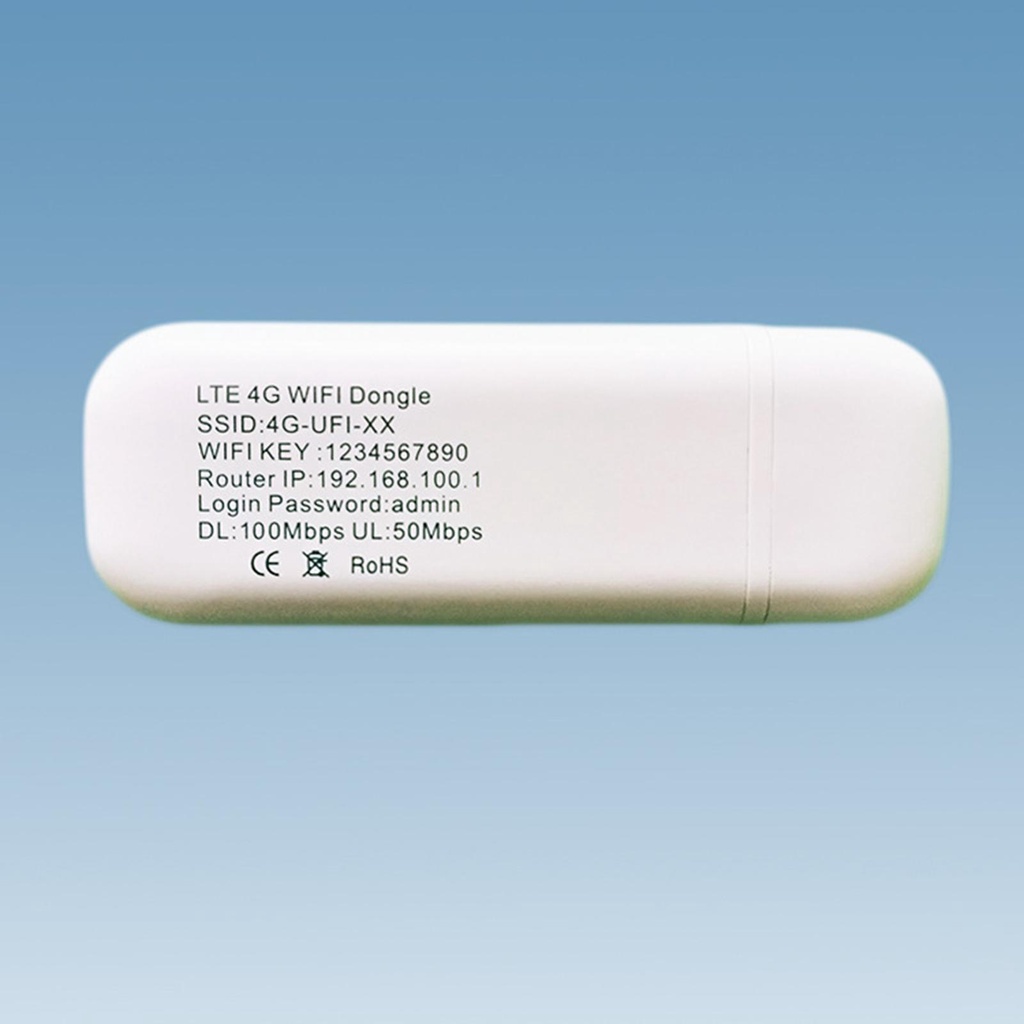 Usb Dongle 4G LTE Không Dây Kết Nối WiFi Cho Laptop Máy Tính Bàn Màu Đen