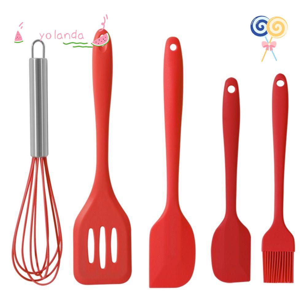 Set 5 Cọ Phết Dầu Chống Bỏng Dùng Để Làm Bánh Cho Nhà Bếp