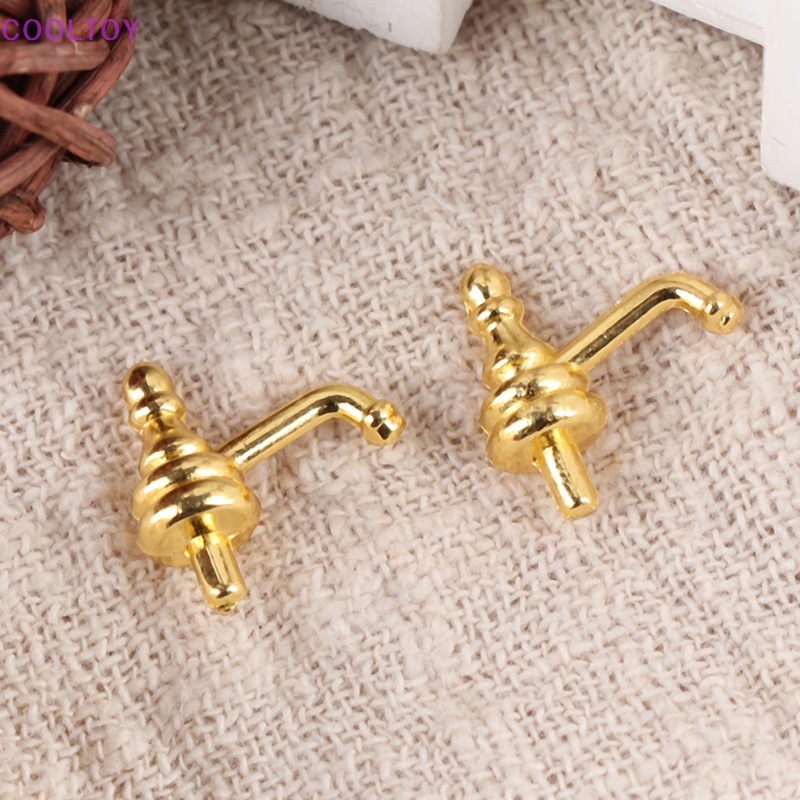 Cooltoy Set 2 Vòi Nước mini Bằng Hợp Kim Tỉ Lệ 1: 12 Trang Trí Nhà Búp Bê