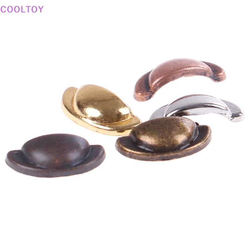 Cooltoy Bộ 4 Tay Nắm Ngăn Kéo Tủ Mini Tỉ Lệ 1: 12 Trang Trí Nhà Búp Bê