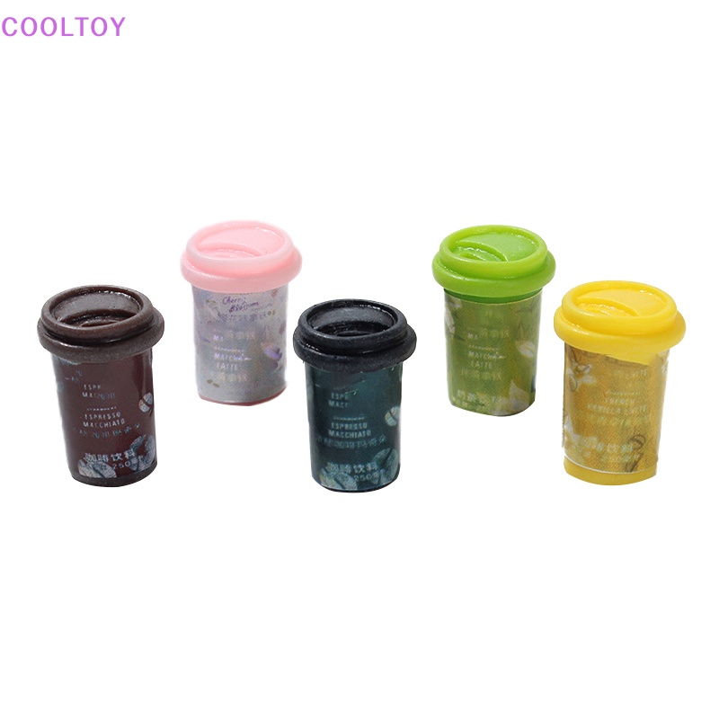 Set 5 Ly Cà Phê Mini Dễ Thương, Tỉ Lệ 1: 12