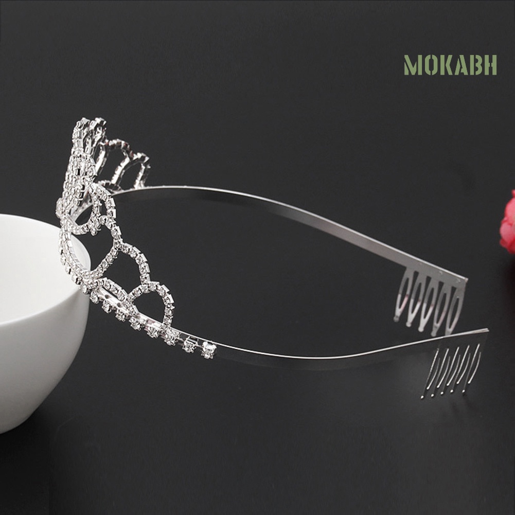 Vương Miện Đính Đá Lấp Lánh Trang Nhã Dành Cho Nữ