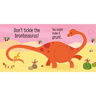 Don't Tickle The T. rex! ((Touchy-feely Sound Books)