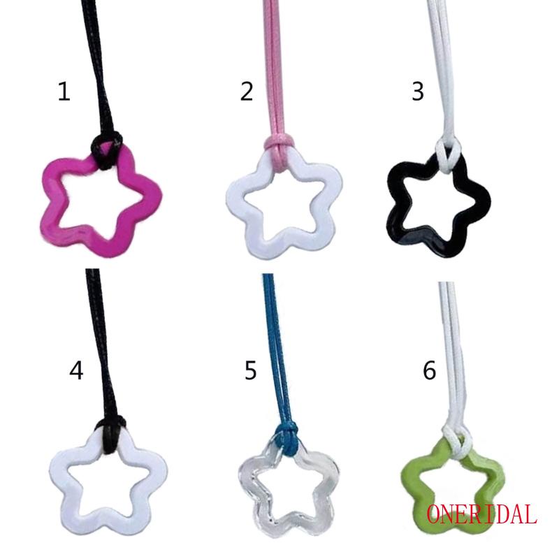 Vòng cổ Mặt Ngôi Sao Bằng Acrylic Thời Trang