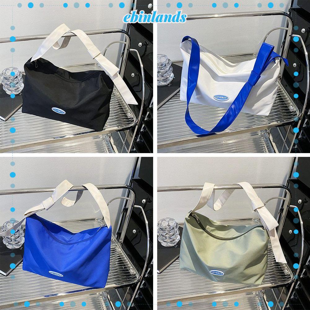 Túi Tote Đeo Vai Bằng Nylon Sức Chứa Lớn Phong Cách Châu Âu Cho Học Sinh