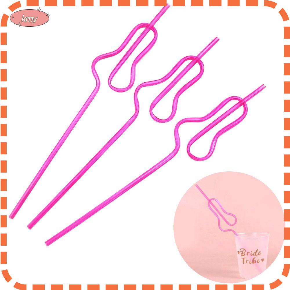 Ống Hút Hình Hồ Lô Nhiều Màu Dùng Một Lần Cho Tiệc Tùng