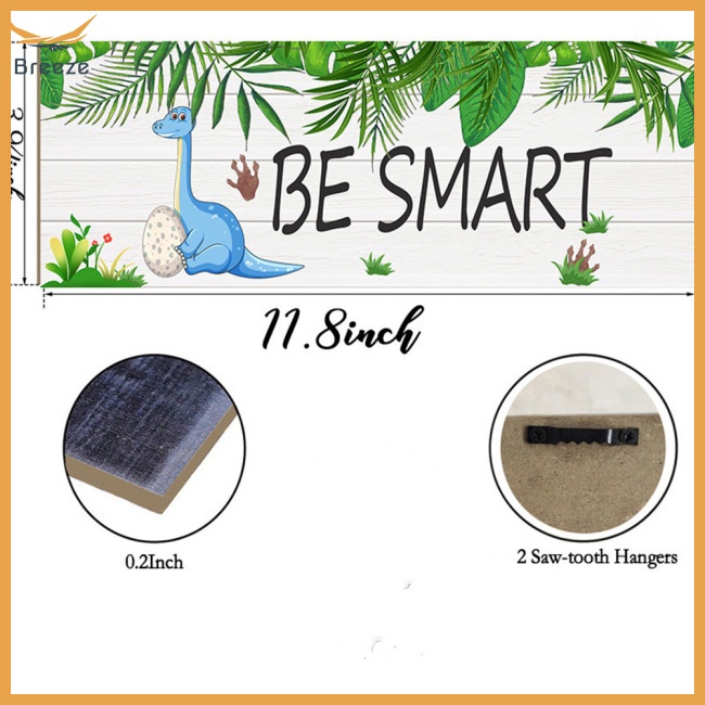 Set 4 Biển Gỗ Treo Tường Trang Trí Hình Động Vật Dễ Thương