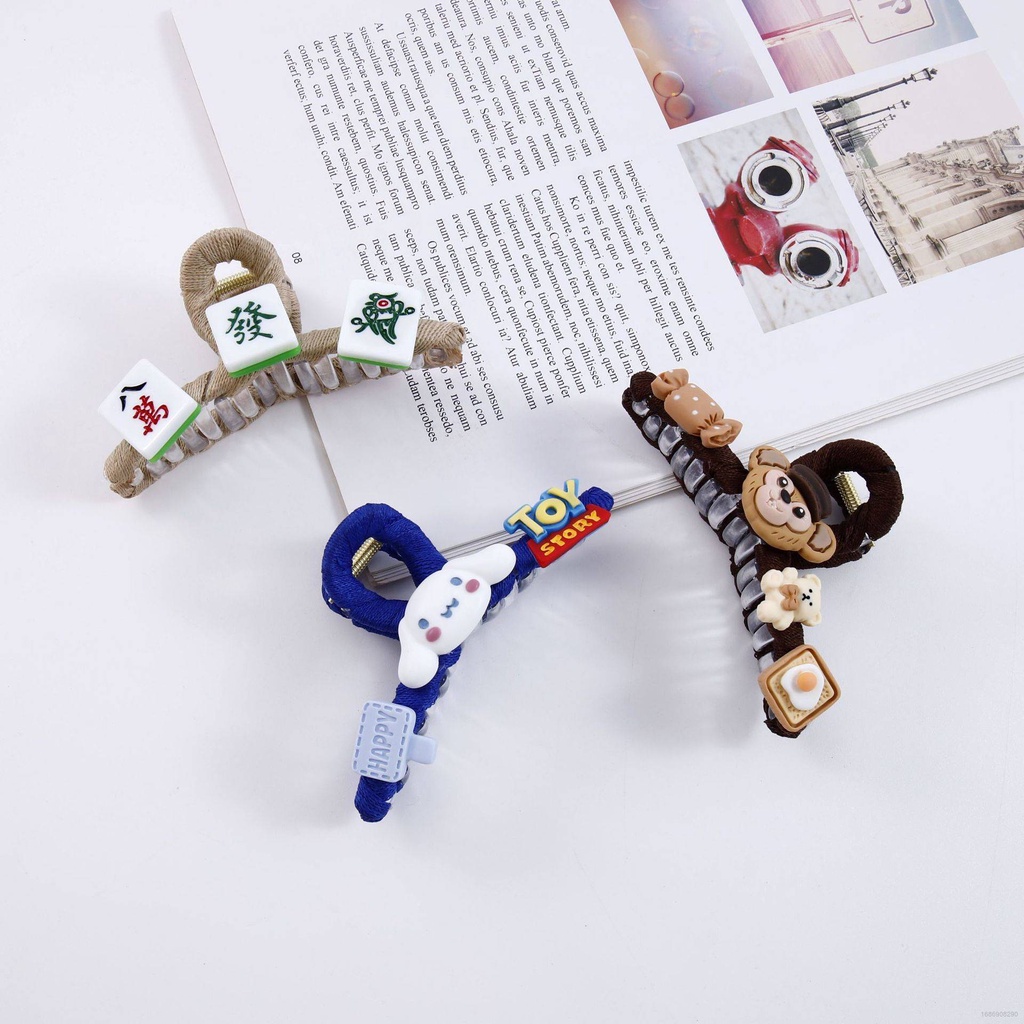 SANRIO Kẹp Tóc Hình Cá Mập Hoạt Hình Dễ Thương Cho Nữ