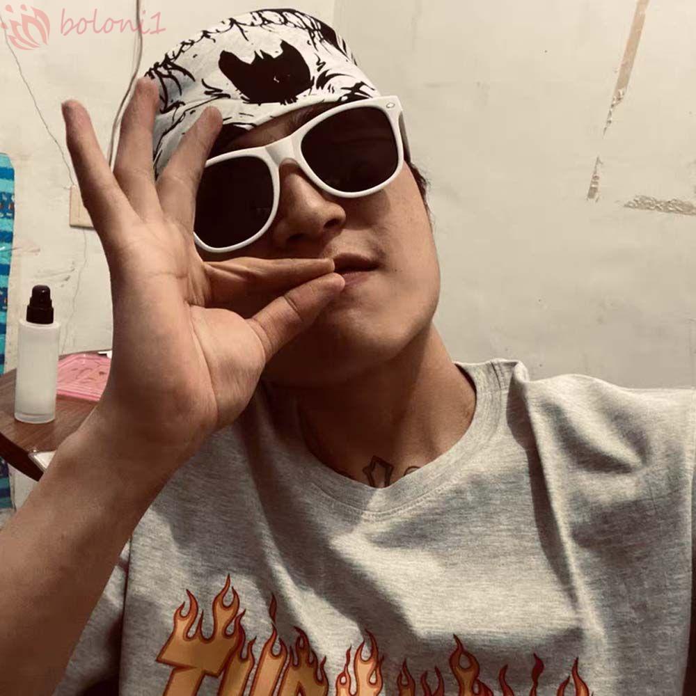 Khăn Choàng Cổ Vuông 55cm * 55cm Không Đường May Phong Cách Hip Hop