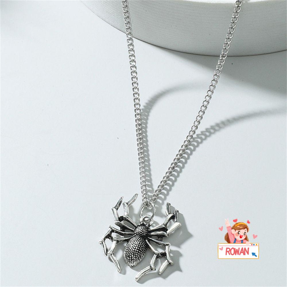 Dây Chuyền Mặt Nhện ROWANS Thời Trang|Vòng Cổ Choker Màu Sắc Cá Tính