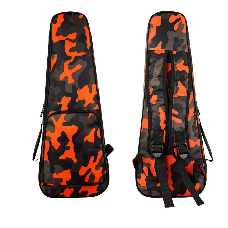 Túi Đựng Đàn Ukulele 21-Inch 23-Inch 26-Inch Họa Tiết Rằn Ri Chất Liệu Cotton Chống Thấm Nước Tiện Dụng Cho Bé