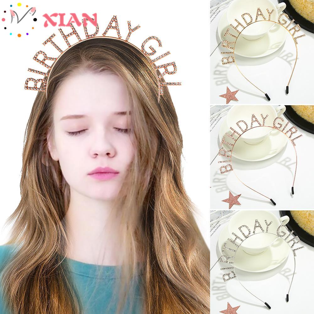 Xiantin Băng Đô Hợp Kim Kim Loại Ngọt Ngào Cho Nữ Sinh Nhật|Băng Đô Cài Tóc Thiết Kế Xinh Xắn Hợp Thời Trang