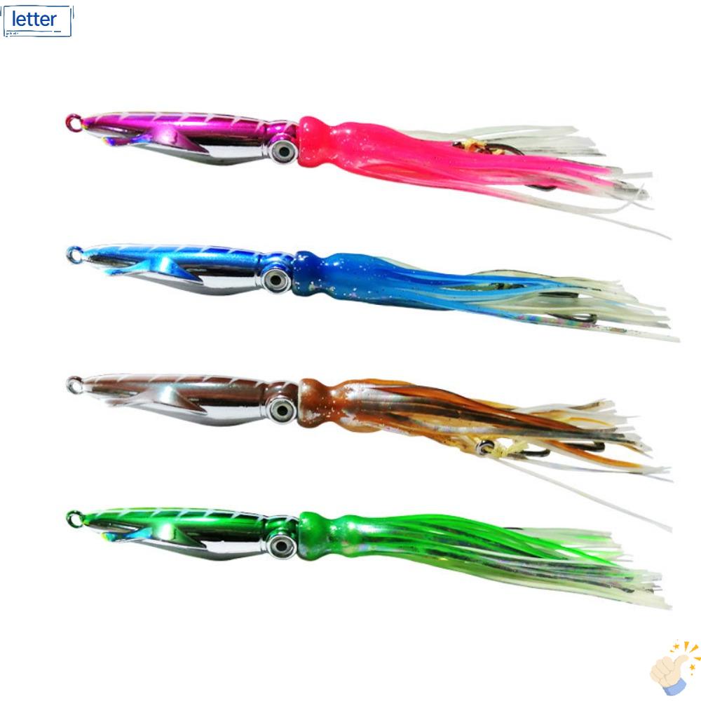 Mồi Câu Cá Bằng Silicon TPE Mềm Mạ Điện 5 Màu 60g 100g