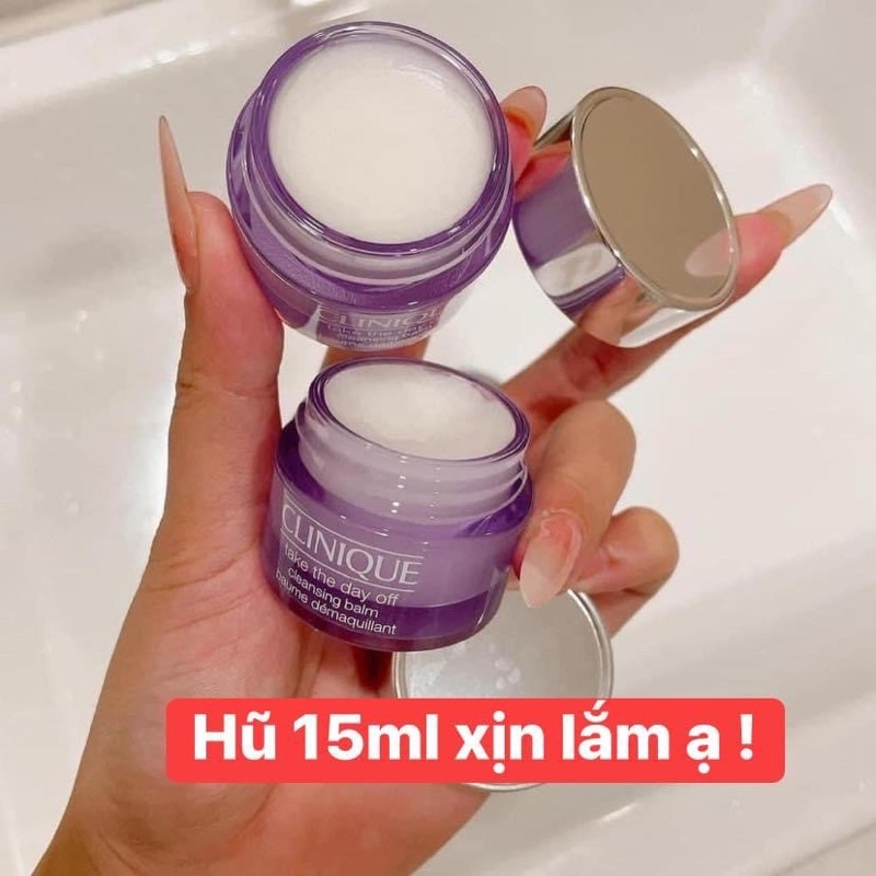 Sáp tẩy trang Clinique Take The Day Off Cleansing Balm hũ mini 15ml