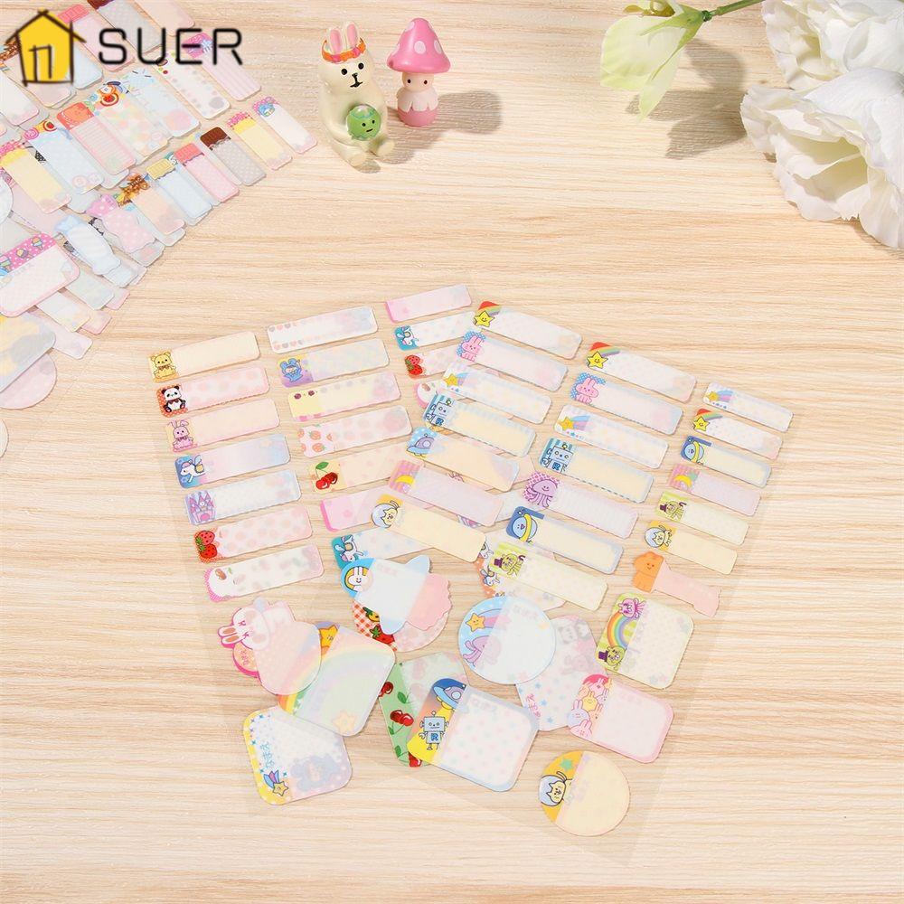 SUENIN Set 140 Nhãn Dán Bình Nước Chống Thấm Nước Họa Tiết Hoạt Hình Dễ Thương Cho Bé
