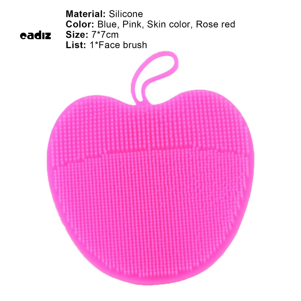Bàn Chải Chà Rửa Mặt Cầm Tay Siêu Mềm Thân Thiện Với Da Chống Trượt Tẩy Tế Bào Chết