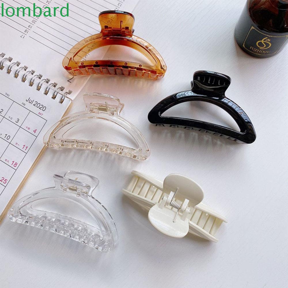 Kẹp Tóc Càng Cua Cỡ Lớn Thiết Kế Đơn Giản Phong Cách Vintage