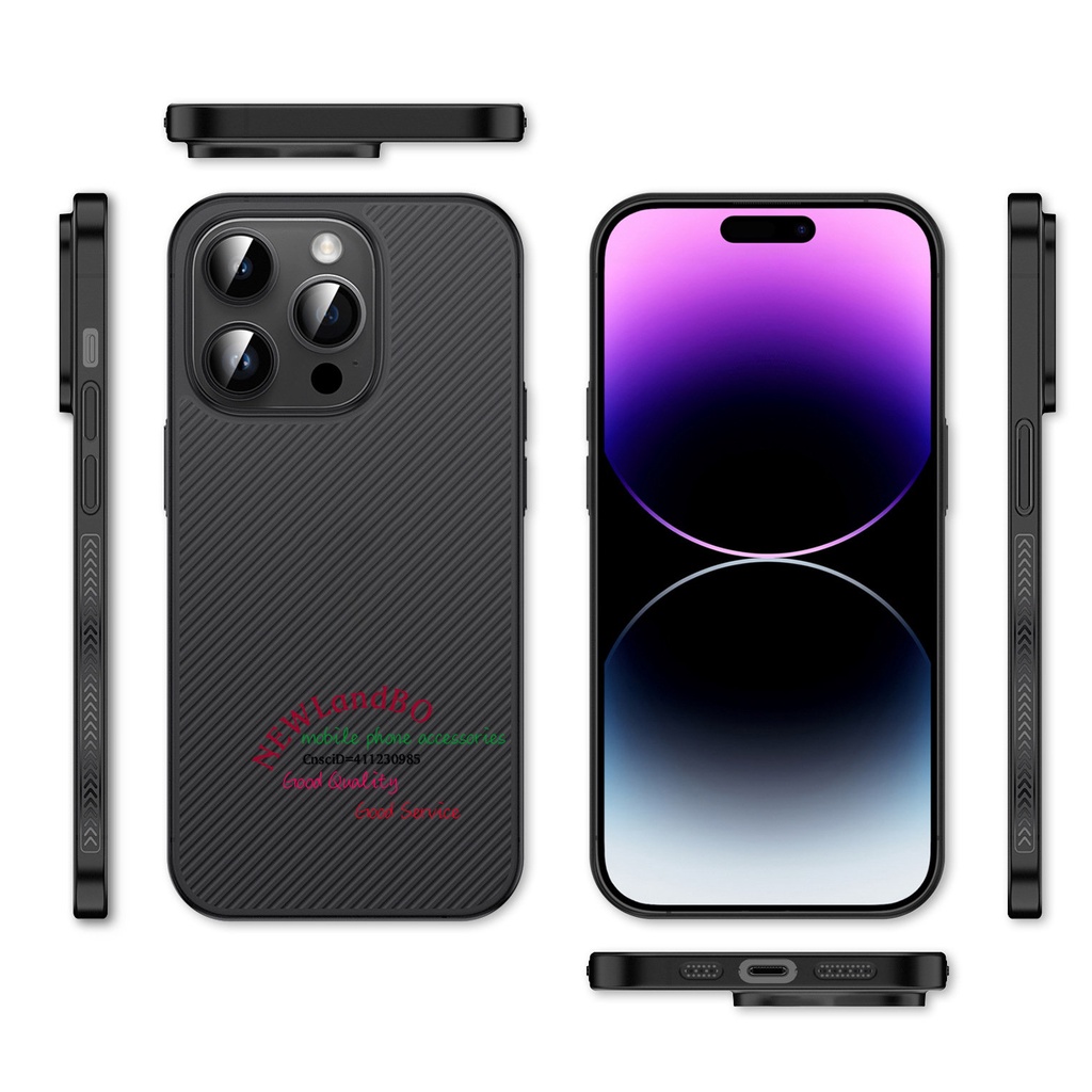 Ốp Điện Thoại Siêu Mỏng Chống Trượt 0.3mm Cho iPhone 15 14 13 Pro max 14Plus