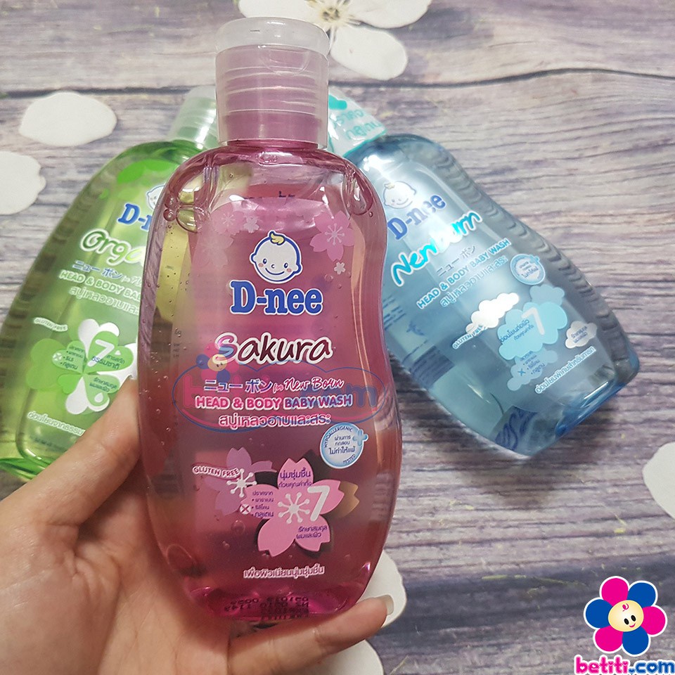 Sữa Tắm Gội Toàn Thân Dnee An Toàn Cho Bé Hương Thơm Mát  ...