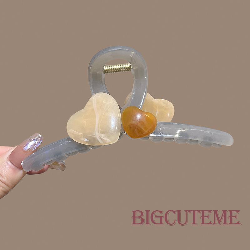 Kẹp Tóc Càng Cua Bằng Nhựa Chống Trượt Dày Dặn Cho Cô Dâu