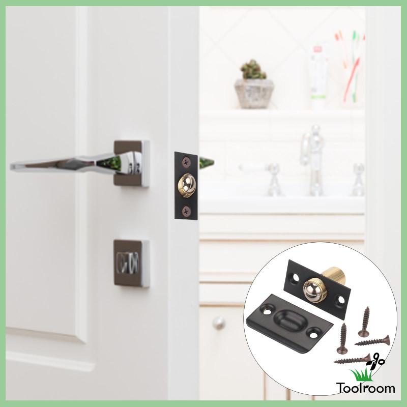 [Toolroom] Chốt Cửa Bóng Màu Đen